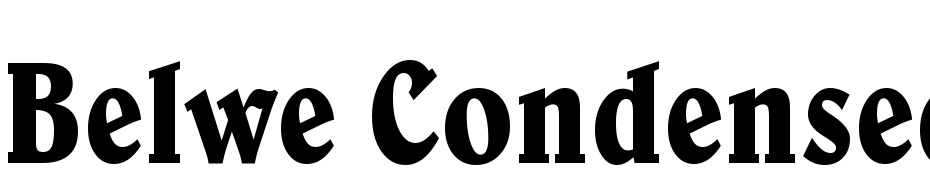 Belwe Condensed BT cкачати шрифт безкоштовно
